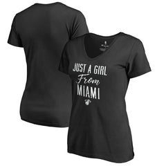 Miami Heat Women's Just a Girl V-Neck T-Shirt
