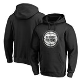 Detroit Pistons Marble Logo Pullover Hoodie