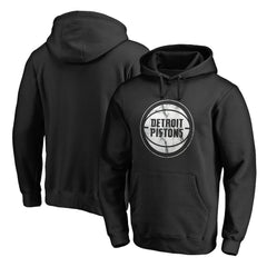 Detroit Pistons Marble Logo Pullover Hoodie