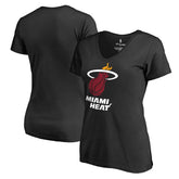 Miami Heat Women's Primary Logo V-Neck T-Shirt