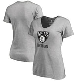 Brooklyn Nets Women's Primary Logo V-Neck T-Shirt