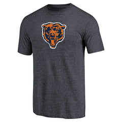 Throwback Logo Tri-Blend T-Shirt - Chicago Bears T-shirts