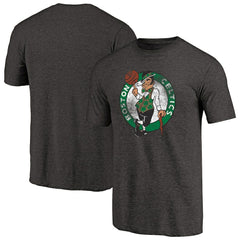 Boston Celtics Distressed Logo Tri-Blend T-Shirt