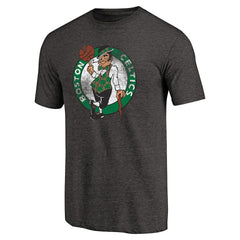Boston Celtics Distressed Logo Tri-Blend T-Shirt