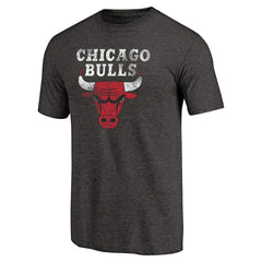Chicago Bulls Distressed Logo Tri-Blend T-Shirt sale