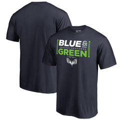 Alternate Team Logo Gear Blue & Green T-Shirt - Seattle Seahawks T-shirts