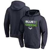 Alternate Team Logo Gear Blue & Green Pullover Hoodie - Seattle Seahawks Hoodies