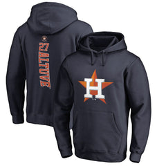 Navy Jose Altuve Houston Astros Backer Pullover Hoodie