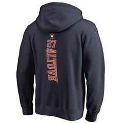 Navy Jose Altuve Houston Astros Backer Pullover Hoodie