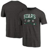 NHL Dallas Stars Vintage Collection Line Shift Tri-Blend T-Shirt