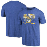 NHL St. Louis Blues Vintage Collection Line Shift Tri-Blend T-Shirt