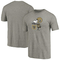 Throwback Logo Tri-Blend T-Shirt - New Orleans Saints T-shirts
