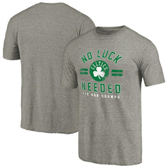 Boston Celtics No Luck Hometown Collection Tri-Blend T-Shirt