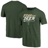 Milwaukee Bucks Fear the Deer Hometown Collection Tri-Blend T-Shirt