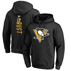 NHL Bryan Rust Pittsburgh Penguins Backer Name & Number Pullover Hoodie