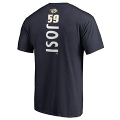 NHL Roman Josi Nashville Predators Backer Name & Number T-Shirt