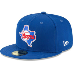 Blue Texas Rangers New Era Cooperstown Collection Wool 59FIFTY Fitted Hat