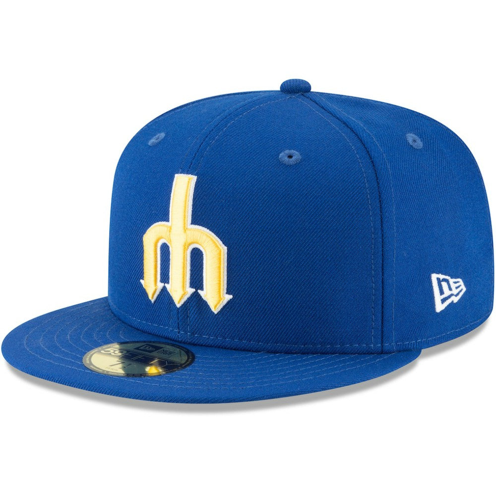 Blue Seattle Mariners New Era Cooperstown Collection Wool 59FIFTY Fitted Hat