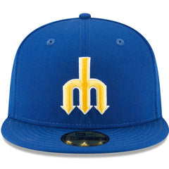 Blue Seattle Mariners New Era Cooperstown Collection Wool 59FIFTY Fitted Hat
