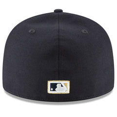 Navy Houston Astros New Era Cooperstown Collection Wool 59FIFTY Fitted Hat
