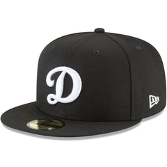 Black Los Angeles Dodgers New Era 59FIFTY Fitted Hat