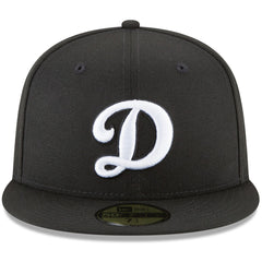 Black Los Angeles Dodgers New Era 59FIFTY Fitted Hat