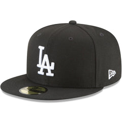 Black Los Angeles Dodgers New Era 59FIFTY Fitted Hat