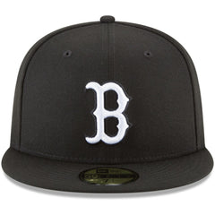 Black Boston Red Sox New Era 59FIFTY Fitted Hat