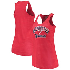 Red Washington Nationals Soft as a Grape Women's Multicount Racerback Tank Top
