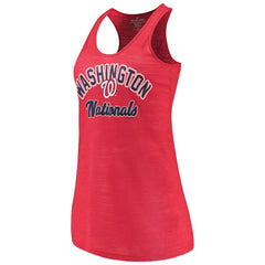 Red Washington Nationals Soft as a Grape Women's Multicount Racerback Tank Top