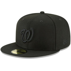 Black Washington Nationals New Era Primary Logo Basic 59FIFTY Fitted Hat