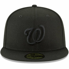 Black Washington Nationals New Era Primary Logo Basic 59FIFTY Fitted Hat