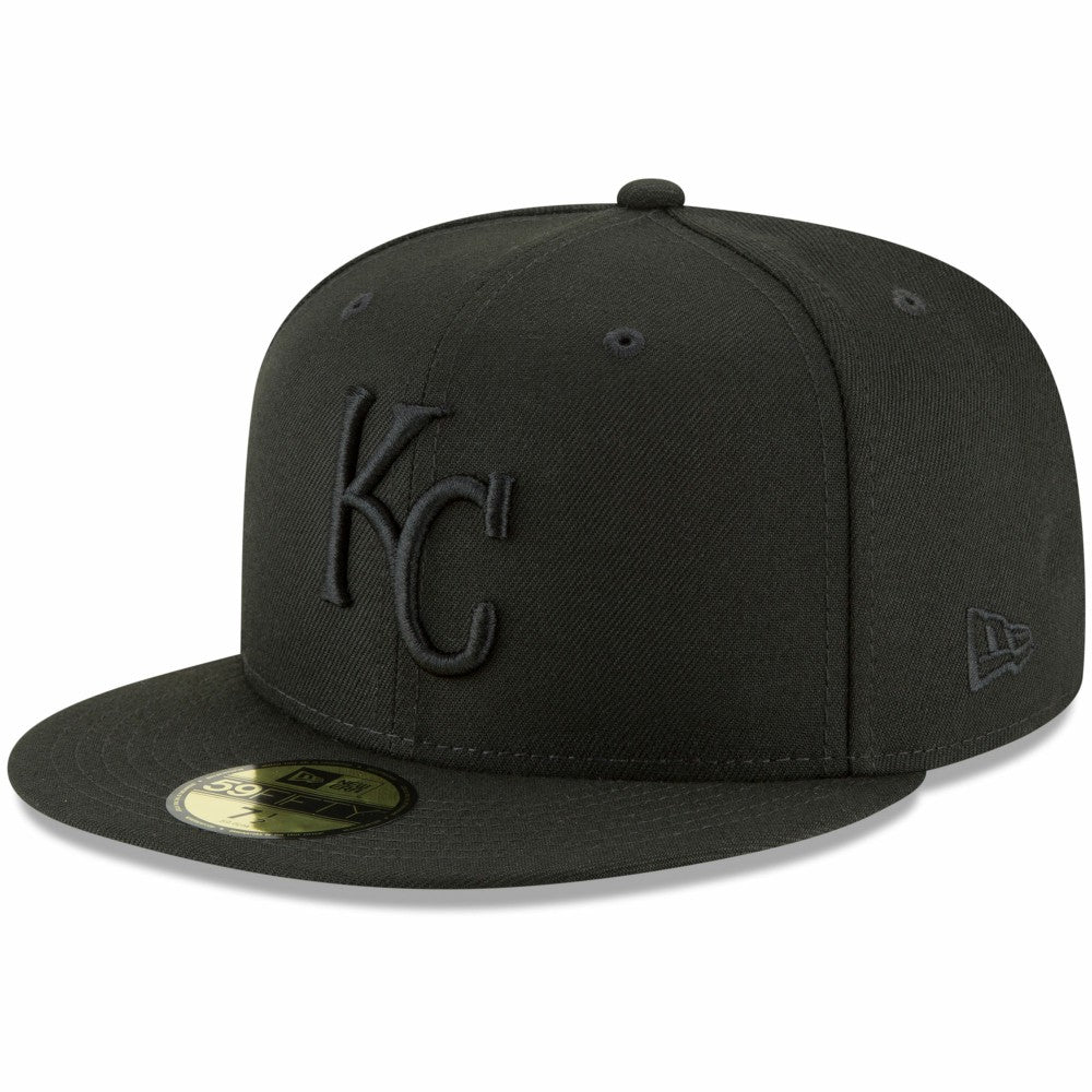 Black Kansas City Royals New Era Primary Logo Basic 59FIFTY Fitted Hat