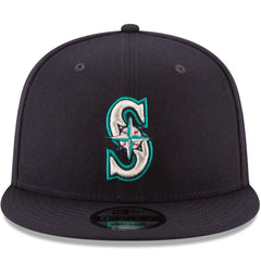 Navy Seattle Mariners New Era Team Color 9FIFTY Snapback Hat