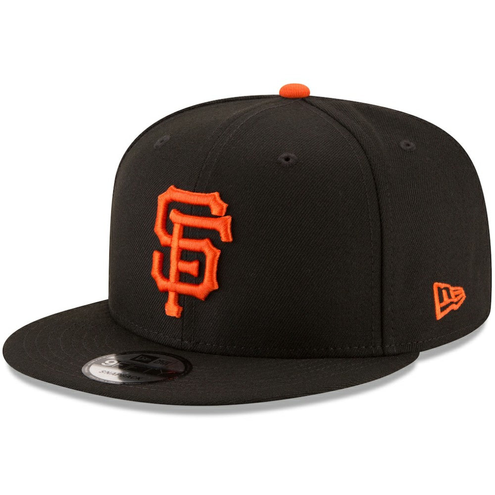 Black San Francisco Giants New Era Team Color 9FIFTY Snapback Hat