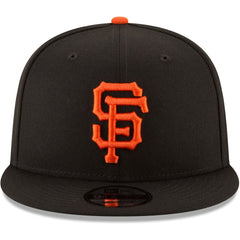 Black San Francisco Giants New Era Team Color 9FIFTY Snapback Hat
