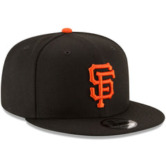 Black San Francisco Giants New Era Team Color 9FIFTY Snapback Hat