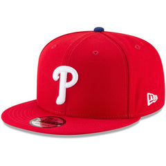Red Philadelphia Phillies New Era Team Color 9FIFTY Snapback Hat