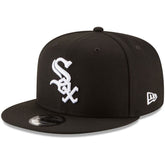 Black Chicago White Sox New Era Team Color 9FIFTY Snapback Hat