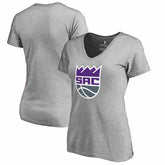 Sacramento Kings Women's Secondary Logo V-Neck T-Shirt