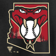 Black Arizona Diamondbacks Hometown Collection Baja Pullover Hoodie