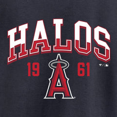 Navy Los Angeles Angels Hometown Collection Halos Pullover Hoodie