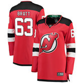 NHL Jesper Bratt New Jersey Devils Fanatics Women's Home Breakaway Player Jersey