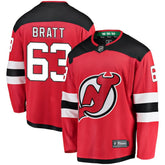 NHL Jesper Bratt New Jersey Devils Fanatics Home Breakaway Player Jersey