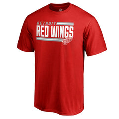NHL Detroit Red Wings Iconic Collection On Side Stripe T-Shirt