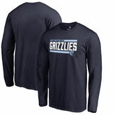 Memphis Grizzlies Onside Stripe Long Sleeve T-Shirt