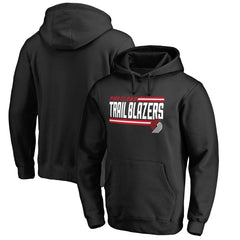 Portland Trail Blazers Onside Stripe Pullover Hoodie