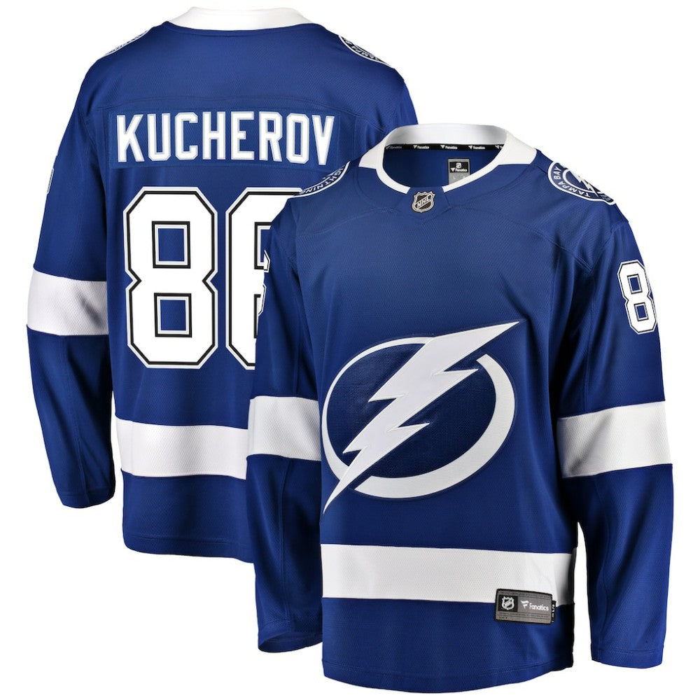NHL Nikita Kucherov Tampa Bay Lightning Fanatics Breakaway Jersey