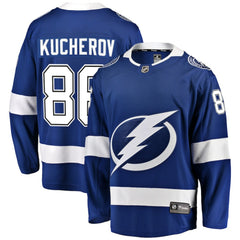 NHL Nikita Kucherov Tampa Bay Lightning Fanatics Breakaway Jersey