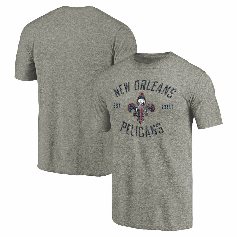 New Orleans Pelicans Team Heritage Tri-Blend T-Shirt